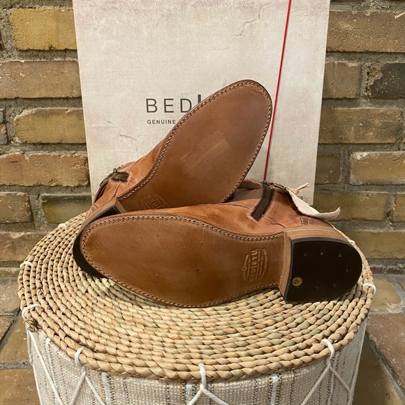 BED STU | ERA Combat-Inspired TAN Leather Boots - Picture 5 of 5